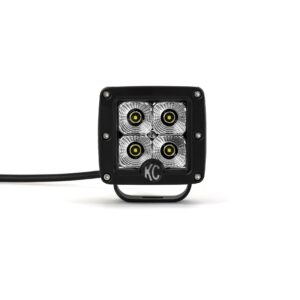 KC Hilites 3 in C-Series C3 LED - Single Light - 12W Flood Beam