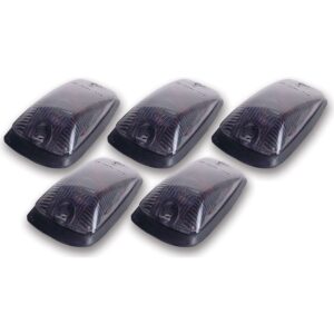 LED Smoke Hi-5 Cab Roof Light Kit, 88-02 GM Style