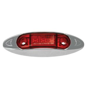 Deluxe Waterproof Running Light 3 Diode Sealed LED, Red