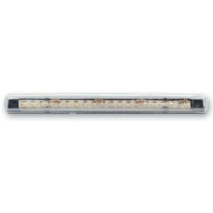 20 Diode Single Row LED Light, Clear/White