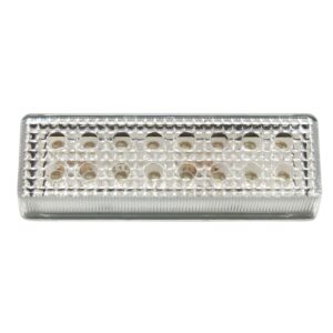 16 Diode Double Row LED Light, Clear/Blue