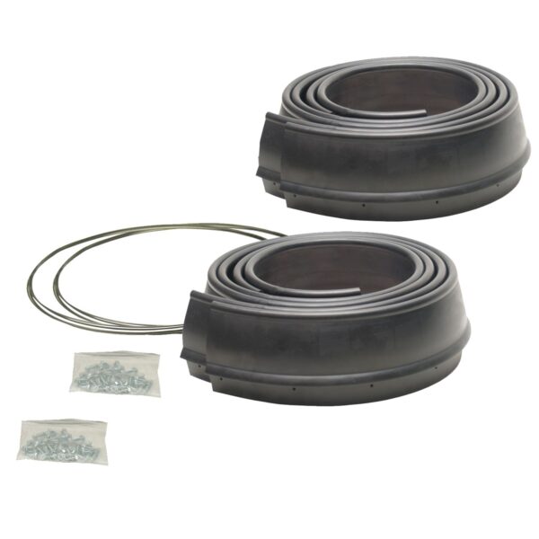 Flexy Flare Rubber Fender Exten. Heavy Duty Reinforced, 2-1/2" x 58" 4 Piece Kit