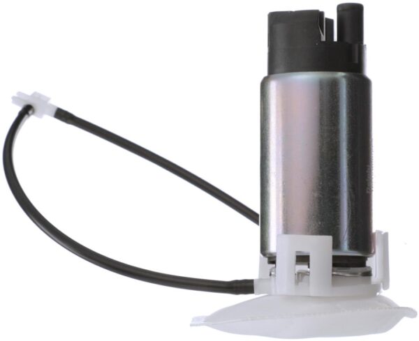 Fuel Pump Electric; 12 Volt In-Tank; Gasoline; 87 PSI Maximum Pressure; 43 PSI System Pressure; 27 GPH Flow Rate; Without Regulator; Strainer Inlet; 0.344 Inch Hose Outlet; 7 Ampere Draw; With Strainer And Seal