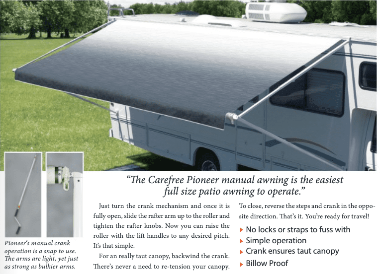 RV awning replacement